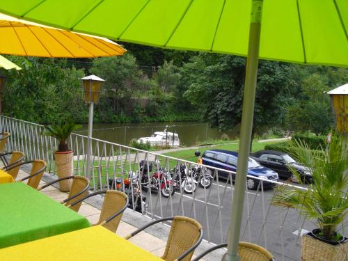 Erkély/terasz, Gasthof zum Lahntal in Laurenburg