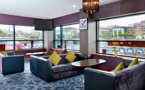 Bar/lounge, Leonardo Hotel Newcastle Quayside in Newcastle upon Tyne