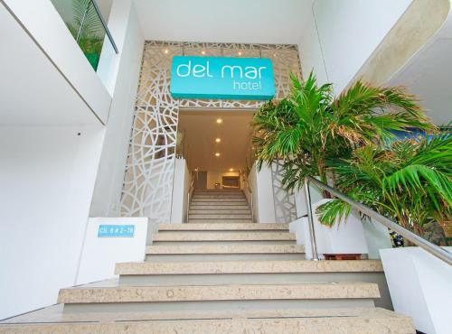 Entrance, Del Mar Hotel in Santa Marta