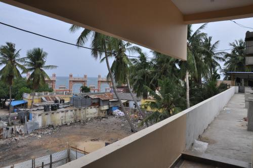 Erkély/terasz, Hotel SAARA in Rameswaram