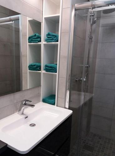 Bathroom, Appartement sur l’ile de Saumur in Ile Offard