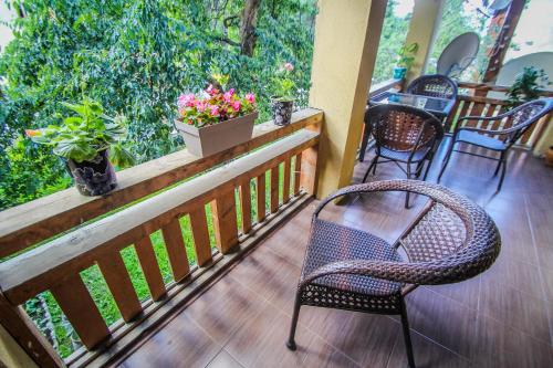 Balkons/terase, Eka&Nino GuestHouse in Mestia