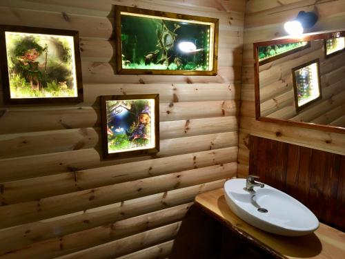 Holzhaus Trollblümchen am Wald und See