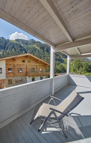Balcony/terrace, Chalet Birkenhof in Hinterglemm