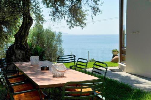 Kilátás, Poseidon villa m ammos in Vassilias - Ftelia