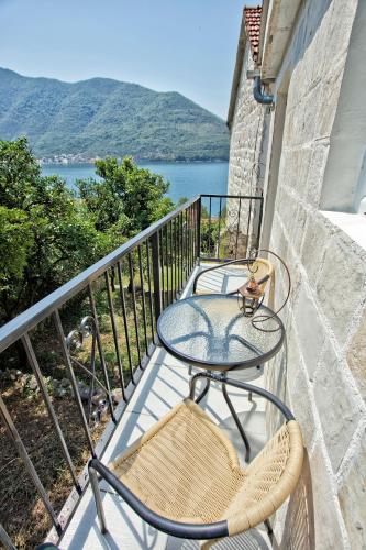 Balkon/teras, Apartments Admiral in Perast