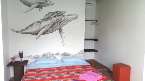 1 double bed