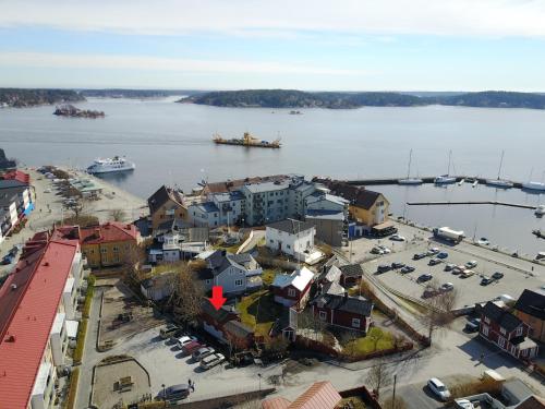 Small Red House In Central Vaxholm