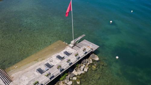 Chambre double, vue sur le lac