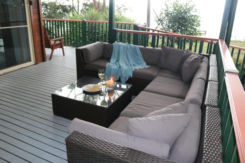 陽台/露台, 山谷景豪華度假酒店 (Valley View Luxury Retreat) in 瓦塞