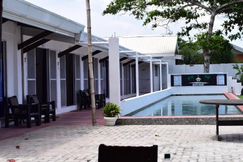 Swimming pool, the beachhouse near Julio Cardinal Rosales Memorial Hospital