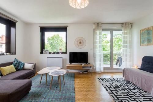 Appartement Lyon Centre Confluence 100 m2 Parking Terrasses, Lyon (Foto 5)