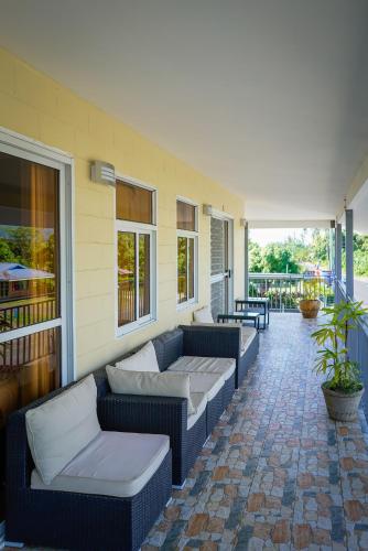 Erkély/terasz, Samoana Boutique Hotel in Levili