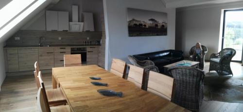 ห้องส่วนกลางสำหรับนั่งเล่น/ดูทีวี, Apartmán "Na Třináctce" Březiny u Poličky 13 (Apartman "Na Trinactce" Breziny u Policky 13) in เบรซินี