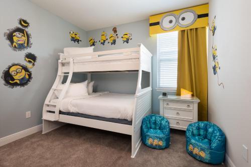 Vibrant Home by Rentyl Near Disney with Private Pool, Foosball Table & Resort Amenities - 7418M in Orlando, USA