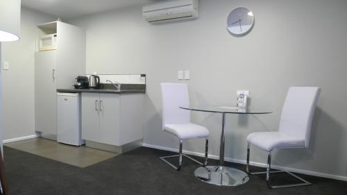 bucătărie, Lugano Motor Lodge in Centru oraș Blenheim