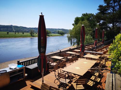 Dampfschiff Radebeul-Altkö in Radebeul, Deutschland