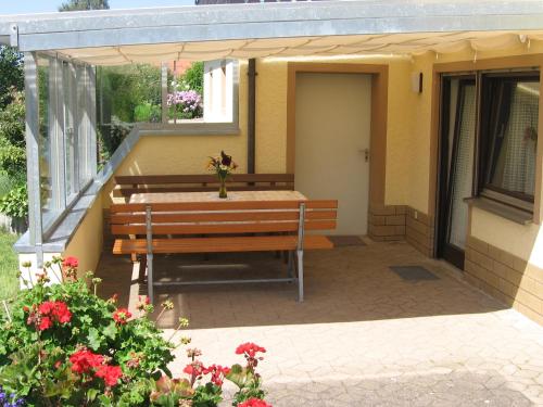 陽台/露台, Ferienwohnung Werner mit Terrasse in 阿恩多夫