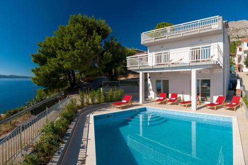 Seaside luxury villa with a swimming pool Medici Omis - 6071 - image 8