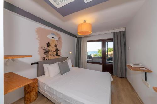 Camera doppia, vista sul mare, balcone