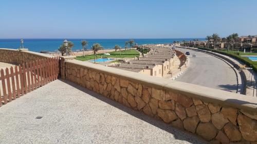 Chalet Ground floor two bedrooms With largeTerrace In Stella Di Mare sea view Ain El Sokhna for Fami Ataqah