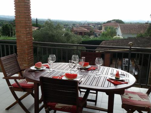 Kilátás, Villa Fabiola in Fogars de la Selva