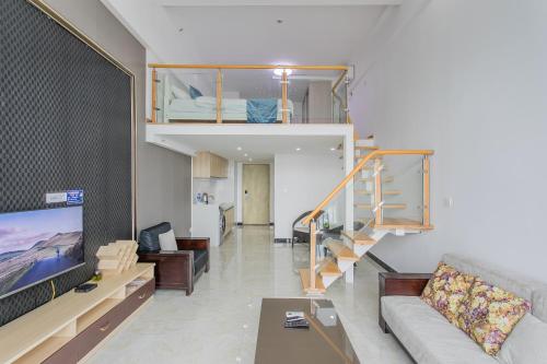 April Fair Duplex Apartment Guangzhou South Railway Station Ao Yuan Yue Shi Dai Branch