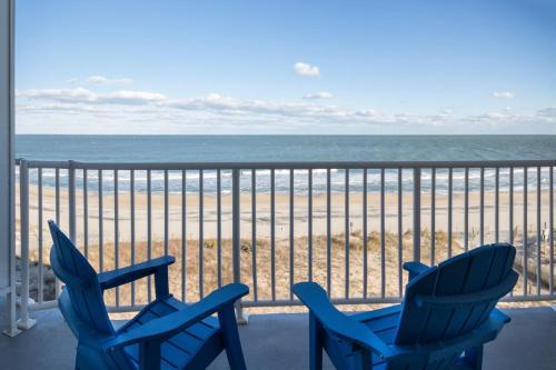 Balcony/terrace, SeaLoft Oceanfront Hotel near Macky's Bayside Bar & Grill