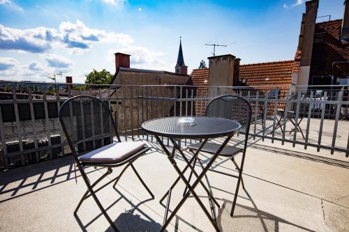 Erkély/terasz, Hotel Graf Zeppelin in Altstadt