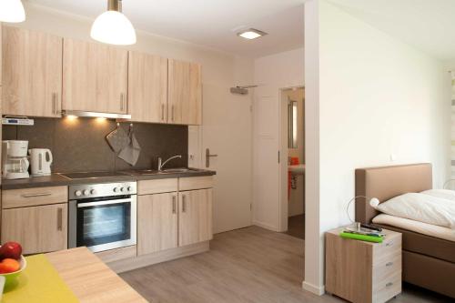 Kitchen, Ferienwohnung Luhe in Other