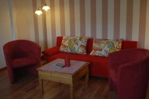 Ferienwohnung Nachbars Garten in 格呂嫩代