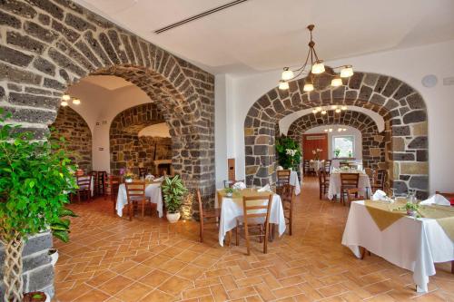 餐廳, Agriturismo La Peppina in 聖阿加塔穗度戈爾菲