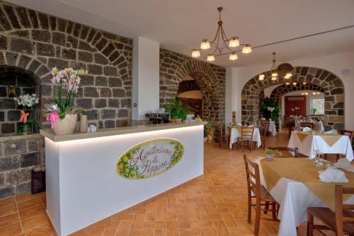 餐廳, Agriturismo La Peppina in 聖阿加塔穗度戈爾菲