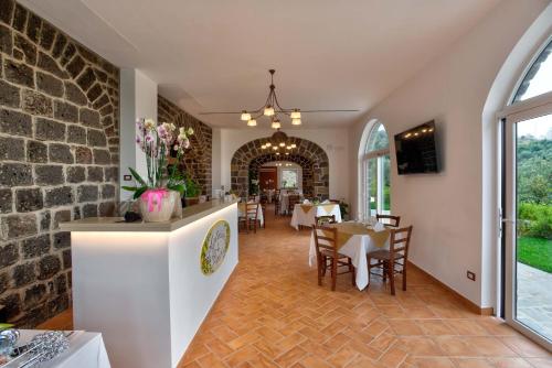 餐廳, Agriturismo La Peppina in 聖阿加塔穗度戈爾菲