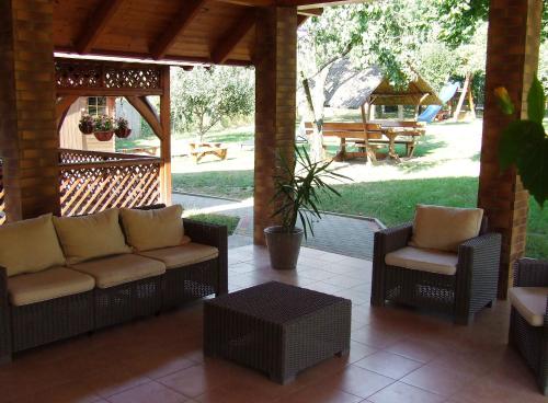 Balcony/terrace, Eszter Vendeghaz in Tiszafured