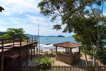 Erkély/terasz, Casa da Justa in Praia do Puruba