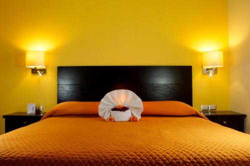 1 king bed, 1 sofa bed