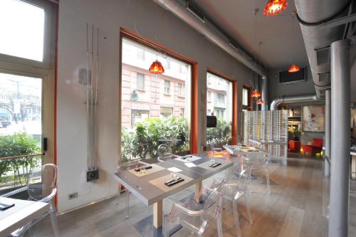 Restaurant, Art Hotel Boston in Turin