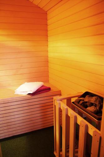 Sauna, Ferienhaus am Zylinderberg in Zislow