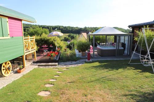 Uitzicht, Roulotte la Dominique in Romery