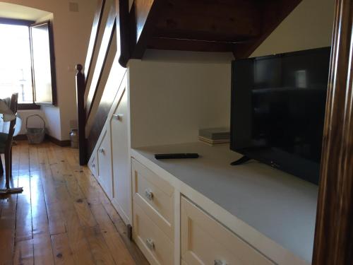 共用Lounge/電視區, Apto La Fabrica de Paños Brihuega (Apto La Fabrica de Panos Brihuega) in 布里烏耶加