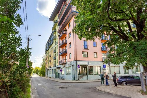 Bejárat, #inVilnius - Spacious & Bright 1BDR Apartment Shopping District in Zverynas eldership