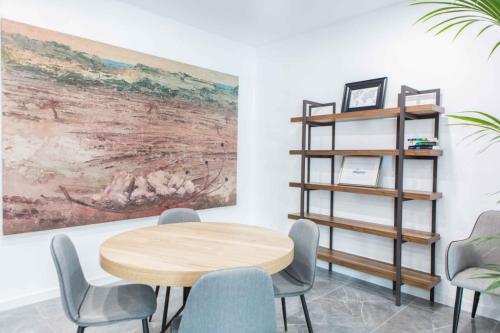 ล็อบบี้, โอสตัล กาลมา (Hostal Calma) in อัลกูเดีย