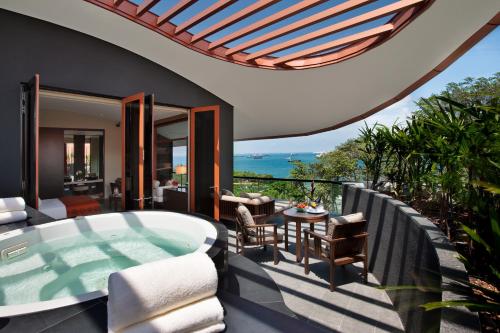 Balcony/terrace, Capella Singapore Hotel near Sentosa Island