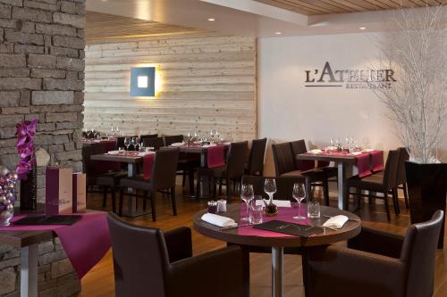 Restaurant, Residence Le Chalet du Mont Vallon in Les Bruyeres