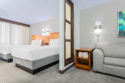 Double Room with Two Double Beds and Sofa Bed