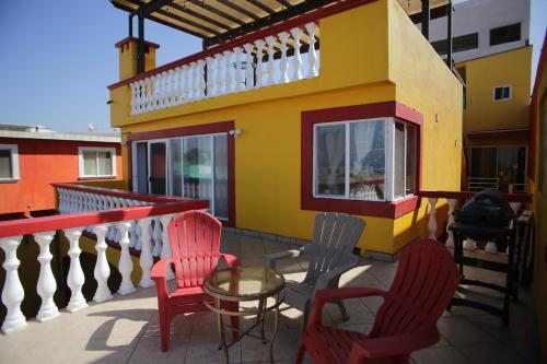 Erkély/terasz, Trojan House in Playa Hermosa