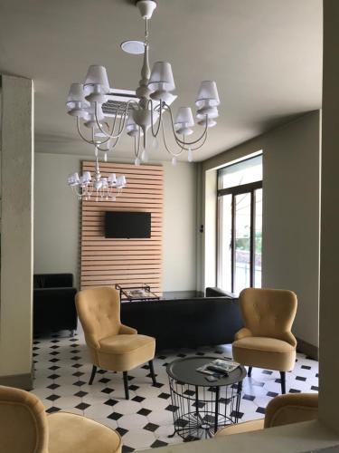 共用Lounge/電視區, 天堂公寓式酒店 (Hotel Residence Paradiso) in 蒙格里亞