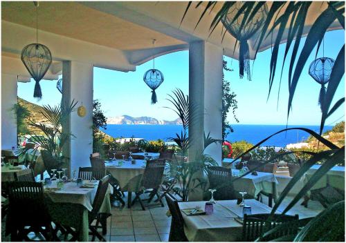 Restaurant, Hotel Ortensia in Ponza Island