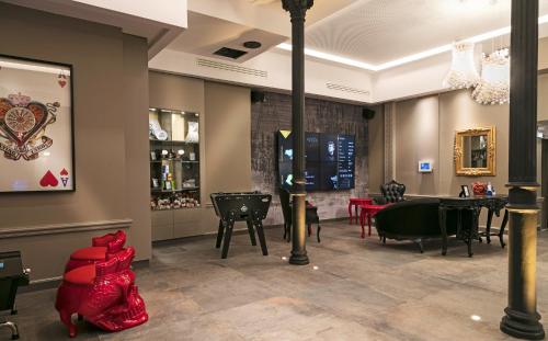 Aufenthaltsraum/TV-Zimmer, Hotel Arok in Straßburg